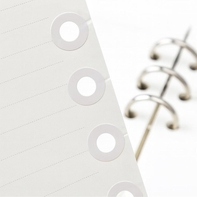 YOSOGO Self-Adhesive Reinforcement Rings (6 Boxes x 400 Pack) | Transparent Tear-Resistant Hole Protectors for Binders, Notebooks & Files | Eco-Friendly, Durable, & Easy-to-Use - Image 1